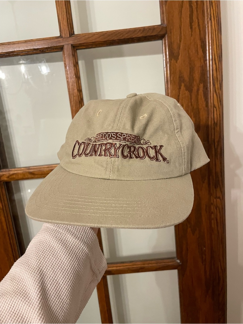 Vintage Embroidered Country Crock Baseball Hat